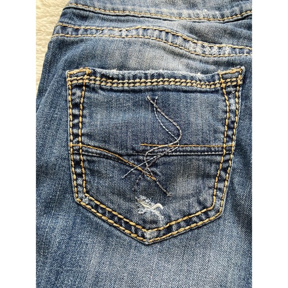 Silver Women’s Jean Shorts Distressed Waist 28 Sammy Short - Picture 10 of 12